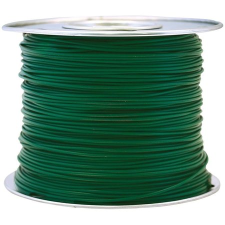 CCI Primary Wire, 14 AWG Wire, 1Conductor, 60 VDC, Copper Conductor, Green Sheath 56421923